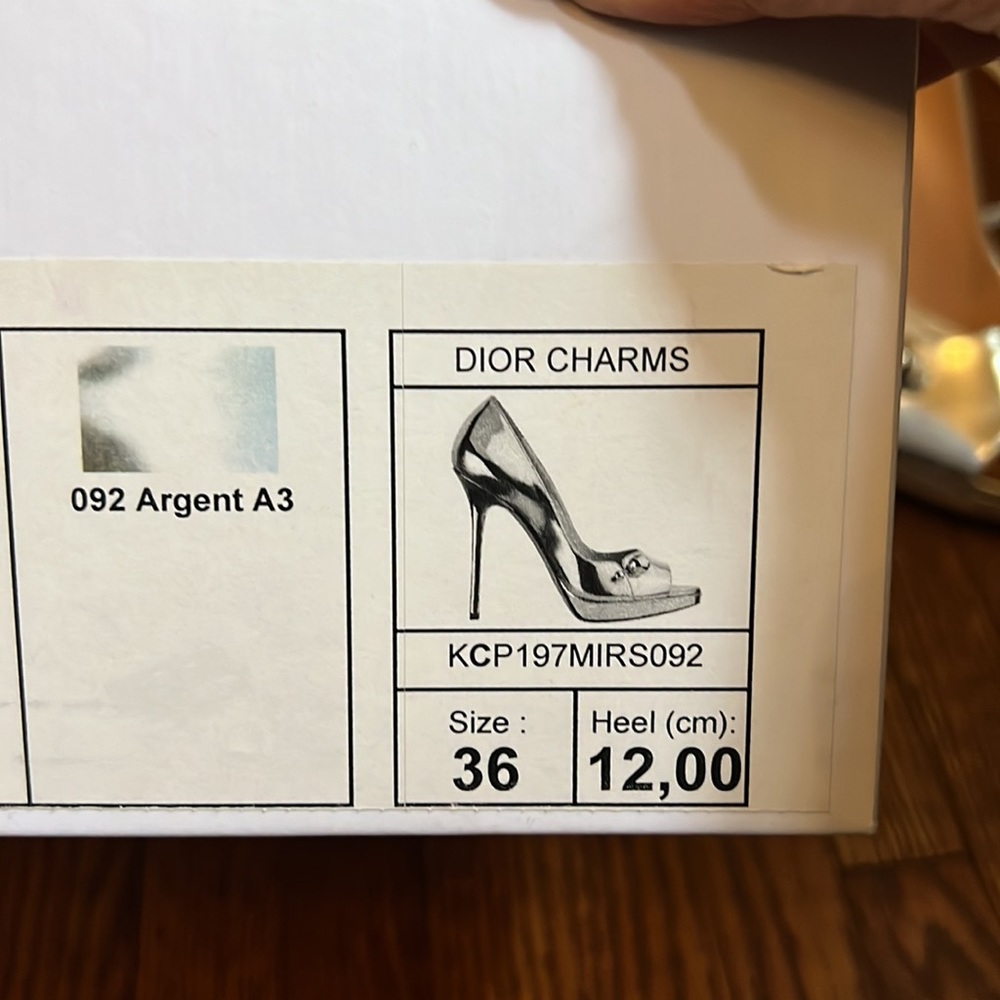 New sexy Christian Dior pump mirror finish silver - Picture 10 of 10
